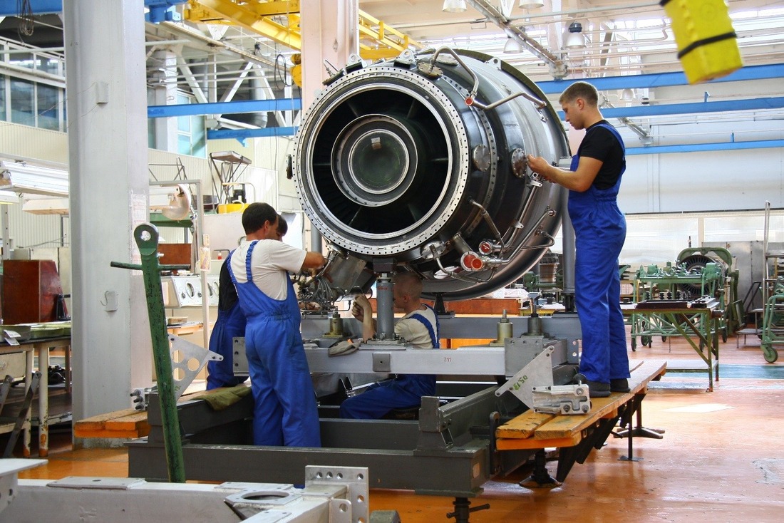 Высокотехнологичный газотурбинный двигатель производится на базе ПАО "ОДК-УМПО"