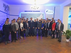Первые участники проекта "Газпром-группа" с представителями "Газпром трансгаз Уфа"