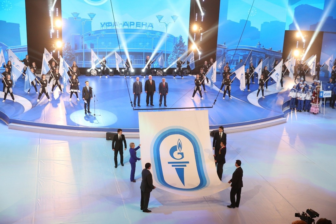 Церемония открытия XI зимней Спартакиады ПАО "Газпром" в г. Уфе
