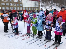 На старт вышли и самые юные участники